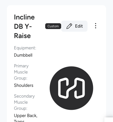 Incline Dumbbell Y-Raise in Hevy