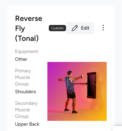 Reverse Fly (Tonal) in Hevy